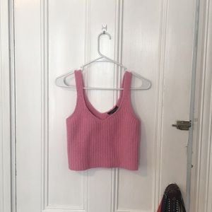 Fuzzy forever 21 tank top